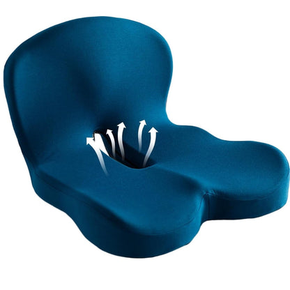 Contoured Orthopedic Memory Foam Chair Cushion - Cofik