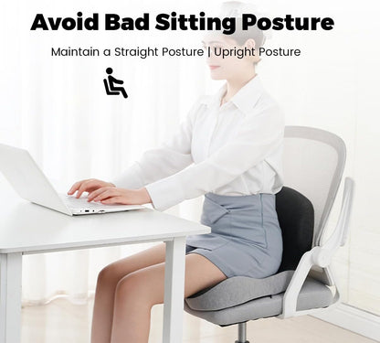 Contoured Orthopedic Memory Foam Chair Cushion