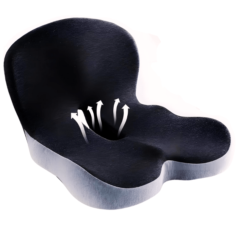 Contoured Orthopedic Memory Foam Chair Cushion