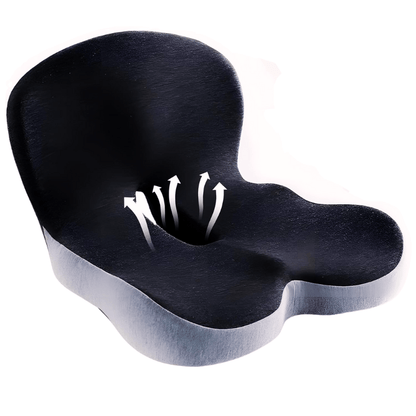 Contoured Orthopedic Memory Foam Chair Cushion