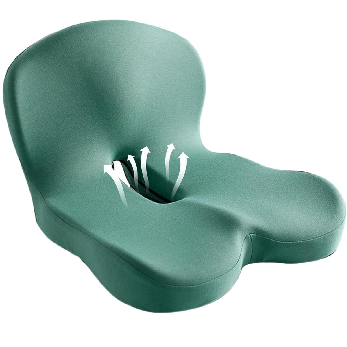Contoured Orthopedic Memory Foam Chair Cushion