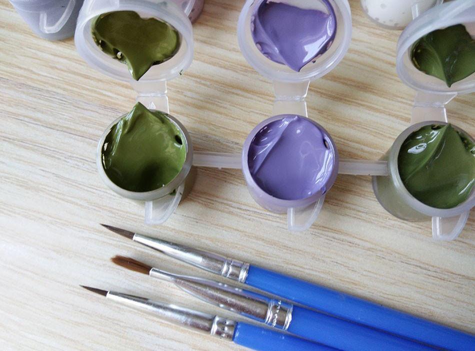 Colorful Garden Paint By Number Art Kit