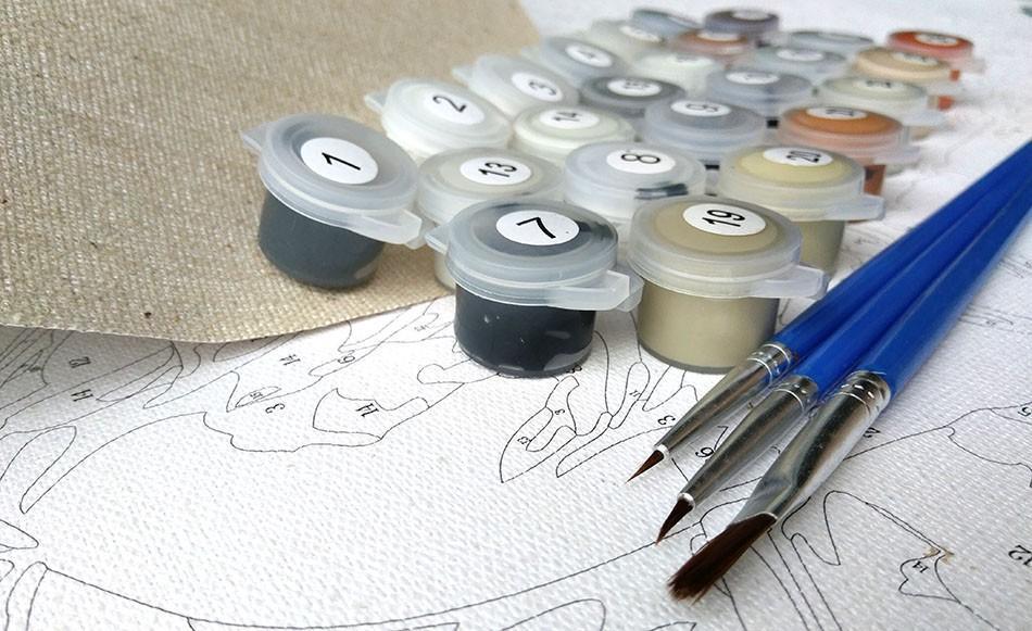 Colorful Garden Paint By Number Art Kit