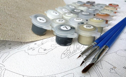 Colorful Garden Paint By Number Art Kit