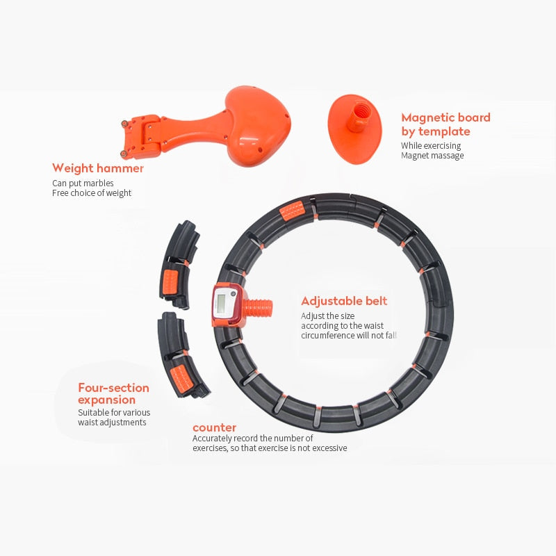 Exercising Hoola Hoop