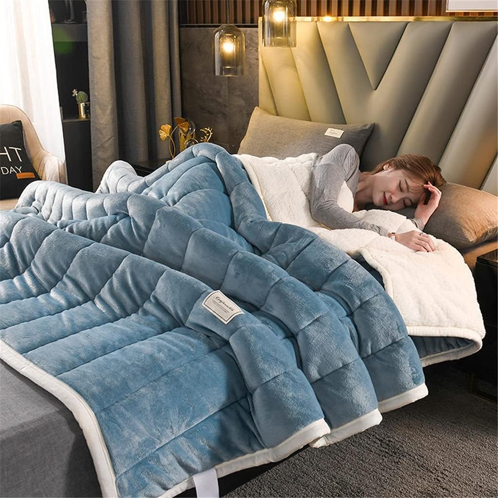 Extra Warm Plush Fleece Blanket, Non-Electric and Machine Washable