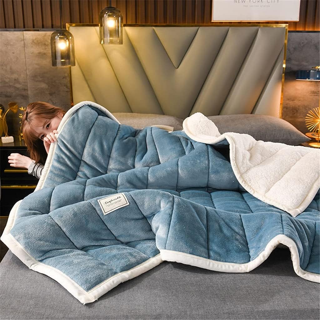 Extra Warm Plush Fleece Blanket, Non-Electric and Machine Washable