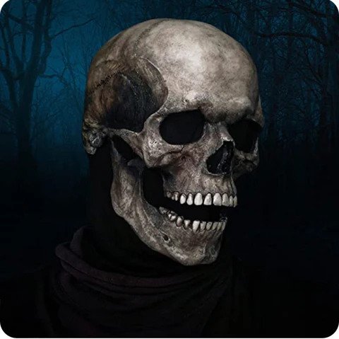 Spooky Skull Jaw Dark Costume Accessory - Cofik
