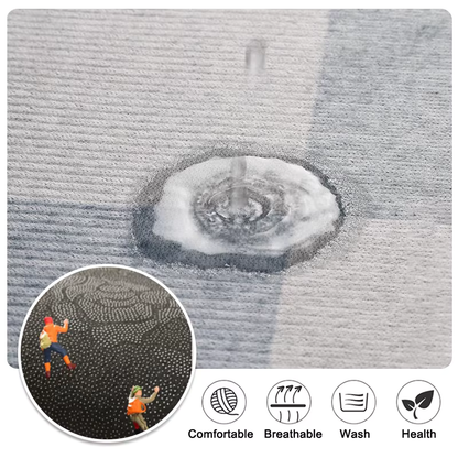 Plush Grip Rug - Soft Anti-Slip Washable Floor Mat