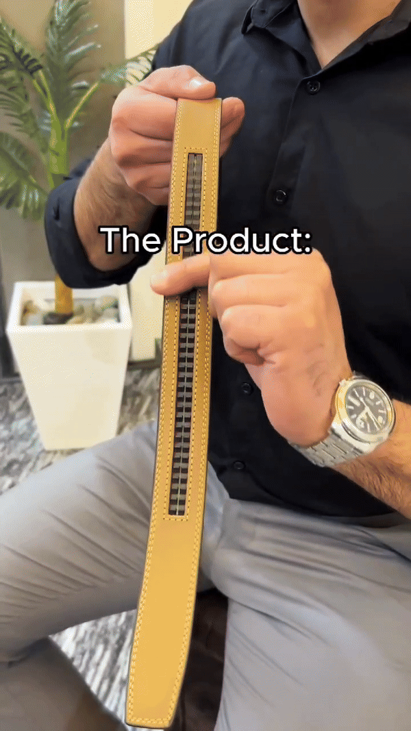 Genuine Leather Mens Waist Belt - Cofik