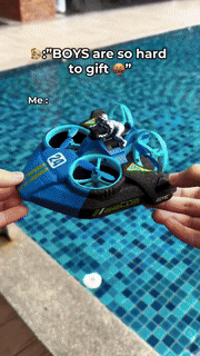 Remote Control 3 in 1 Amphibious Car Boat Toy