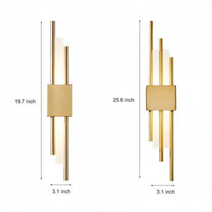 Modern LED Copper Wall Light Fixture