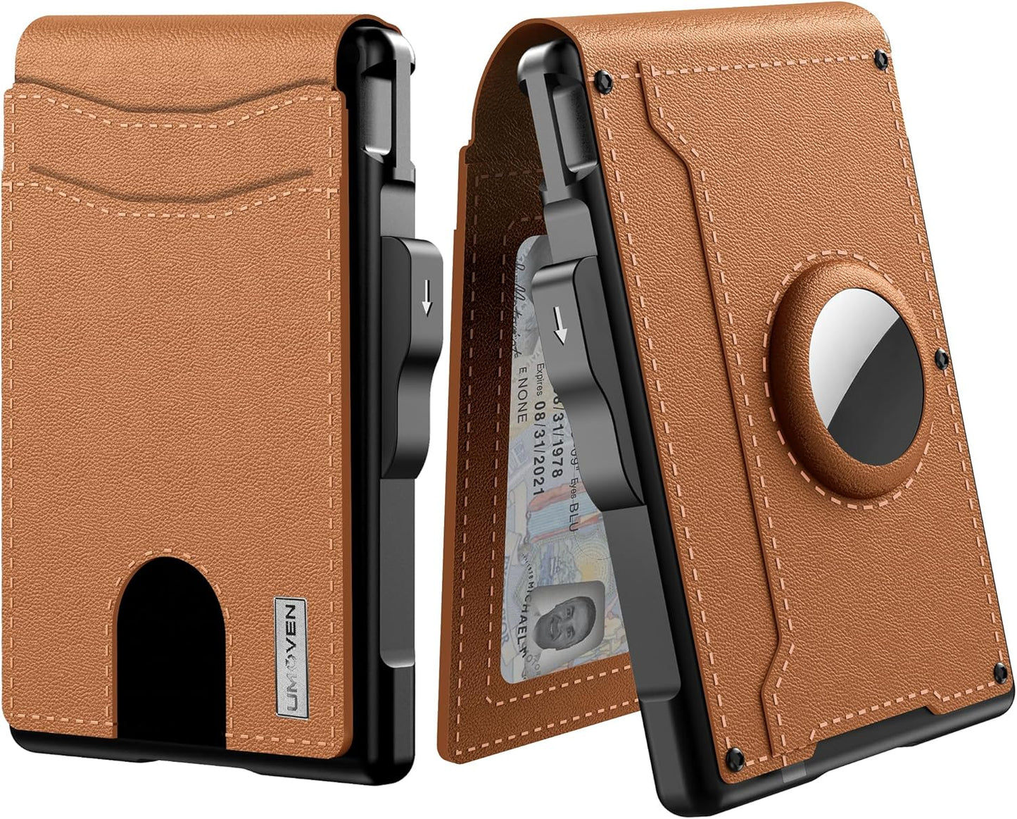 Slim Mens Leather Wallet with RFID Card Holder - Cofik