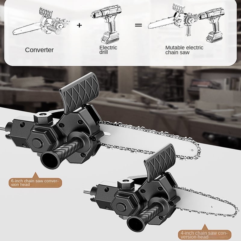 Versatile 6 Inch Chainsaw Conversion Kit
