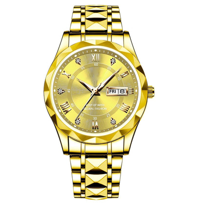 Waterproof Stainless Steel Quartz Men's Sports Watch