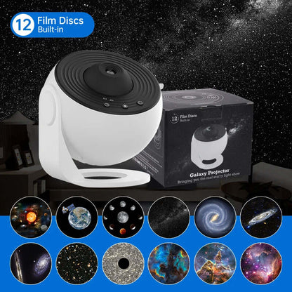 Colorful LED Star Projector Night Light Lamp
