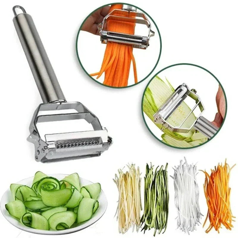 Easy-to-Use Stainless Steel Veggie Slicer & Grater - Cofik