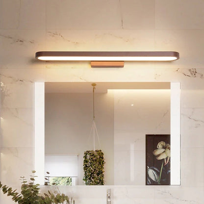 Sleek Gold Metal Wall Lamp