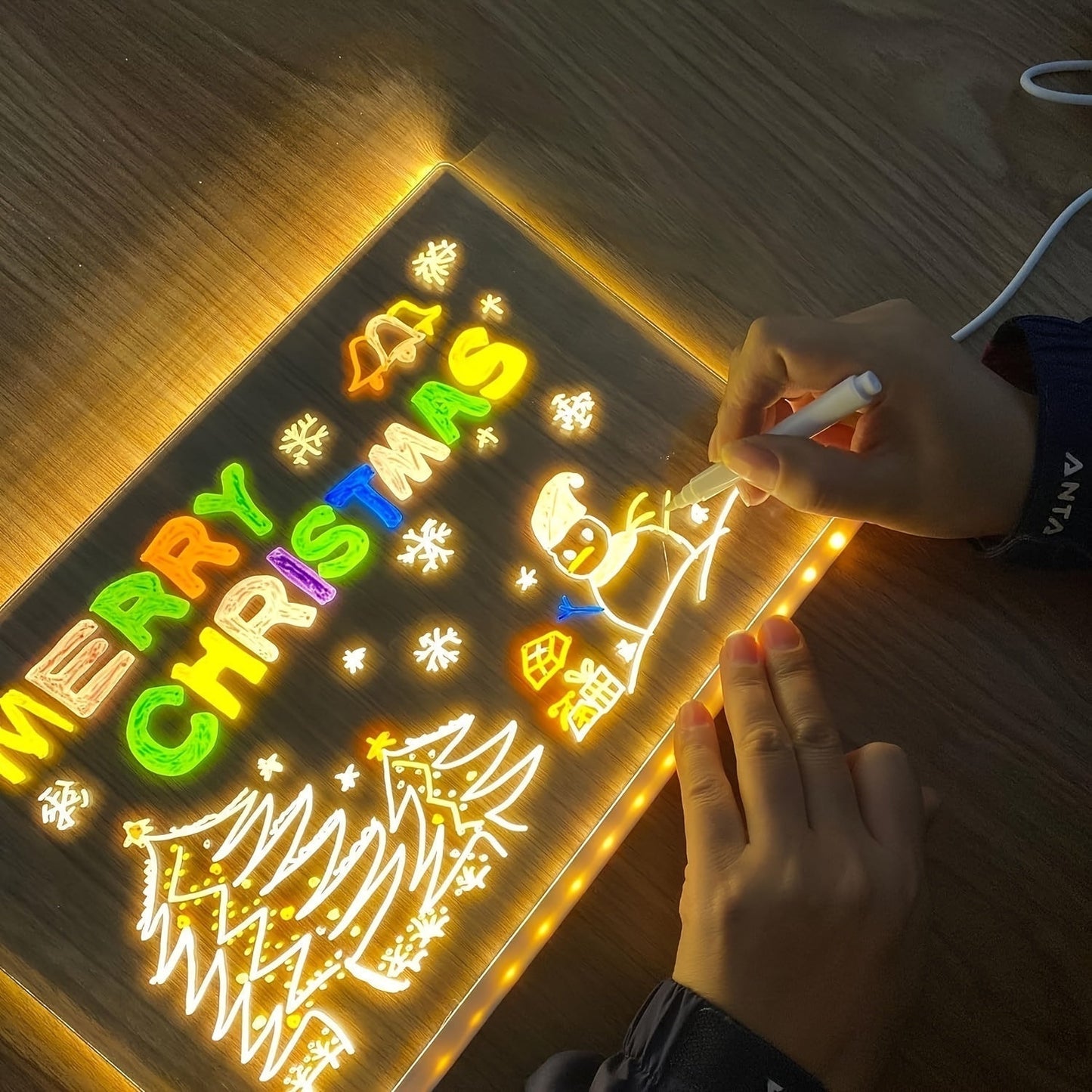 Bright LED Message Board with Colorful Pens