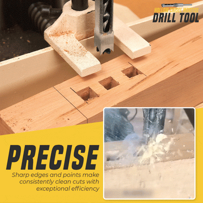Accurate Square Hole Woodworking Chisel Bit