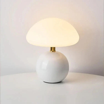 Pink Soft Glow Ceramic Desk Lamp