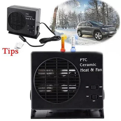 Compact 12V Portable Car Ceramic Heater 150W 300W