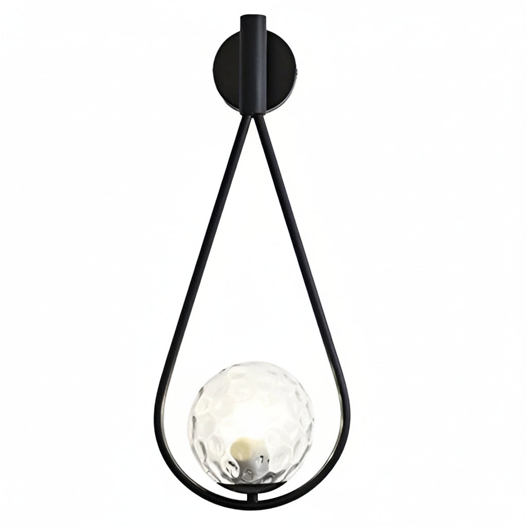 Modern Glass LED Wall Light Fixture