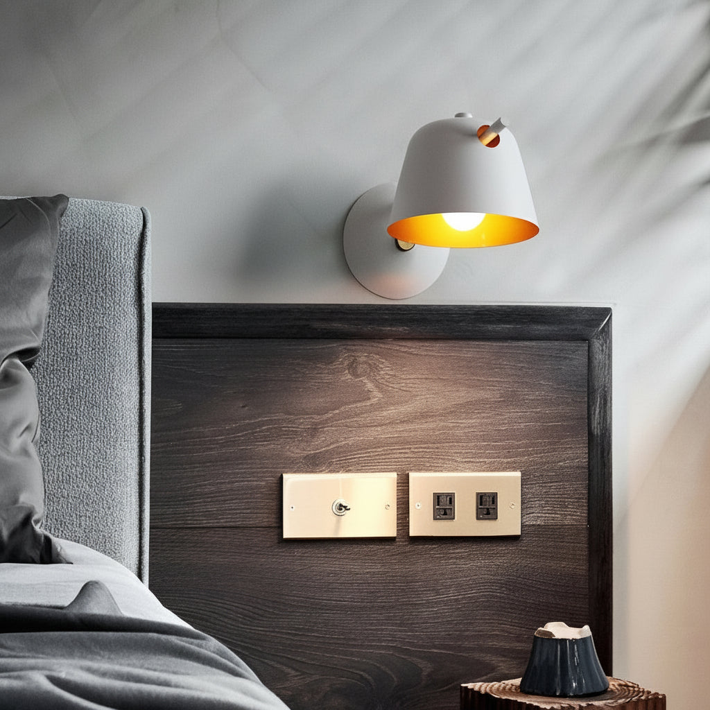 Rustic Iron Wall Light – Modern Matte Sconce E27