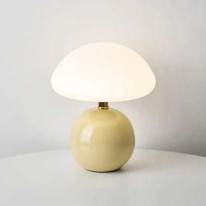 Pink Soft Glow Ceramic Desk Lamp