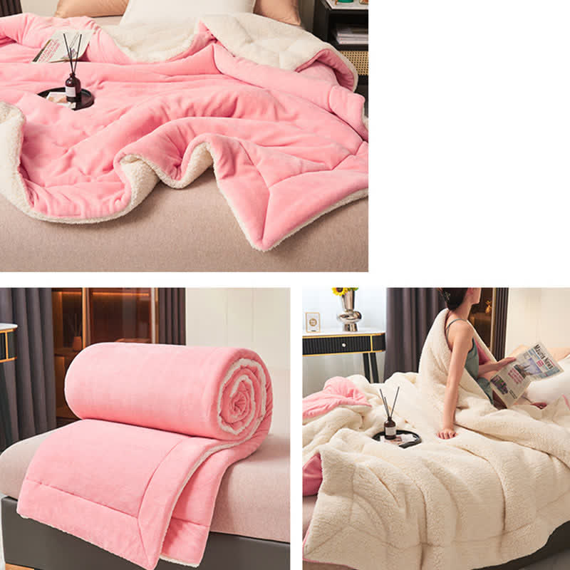 Plush Reversible Square Area Rug – Dense & Cozy