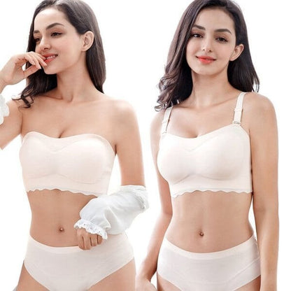 Plus Size Comfortable Strapless Boost Bra