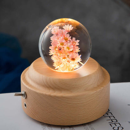Colorful Kids Nightlight Soft Glow Lamp Wooden Base