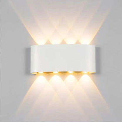 Slim Waterproof Outdoor LED Wall Light