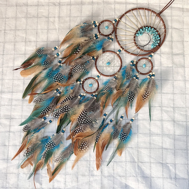 Colorful Boho Tree of Life Dreamcatcher Decoration