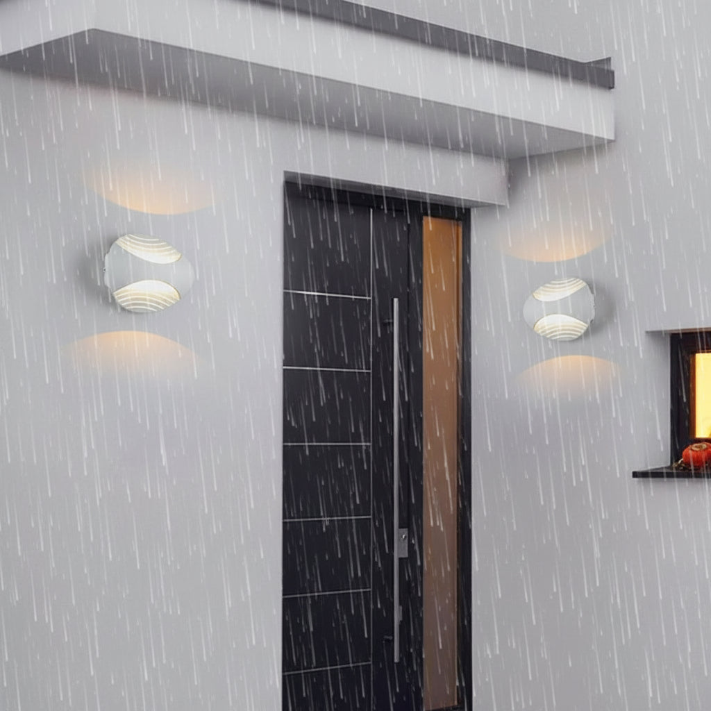Outdoor LED Wall Light Waterproof Aluminum White Sconce