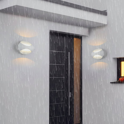 Outdoor LED Wall Light Waterproof Aluminum White Sconce