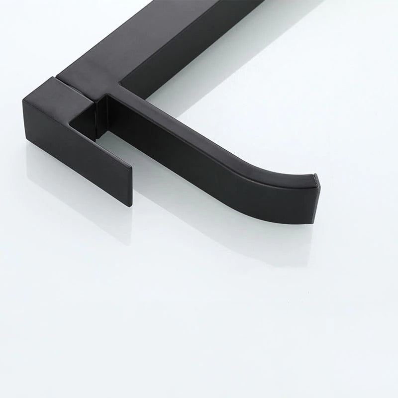 Sleek Black One-Handle Kitchen Faucet