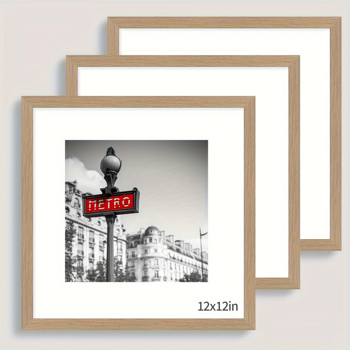Modern Wooden Picture Frame Set