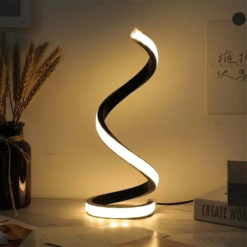 Compact LED USB Table Desk Lamp with Power Outlet - Cofik