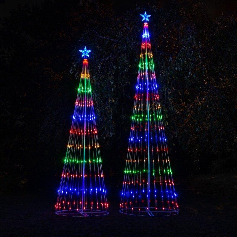 Colorful Musical Christmas Tree Lamp
