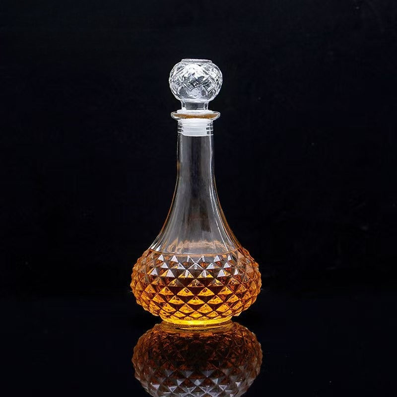 Small Antique Glass Wine Decanter