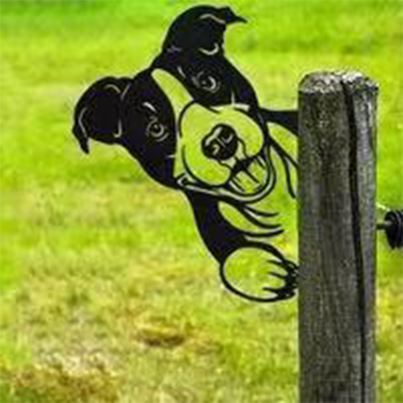 Rustic Metal Yard Garden Decor