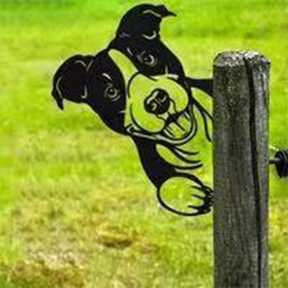 Rustic Metal Yard Garden Decor