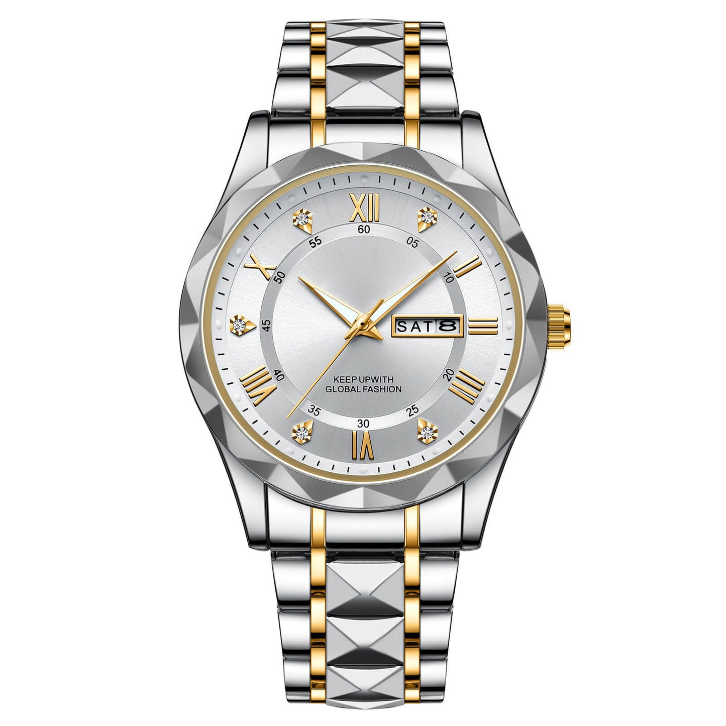 Waterproof Stainless Steel Quartz Men's Sports Watch