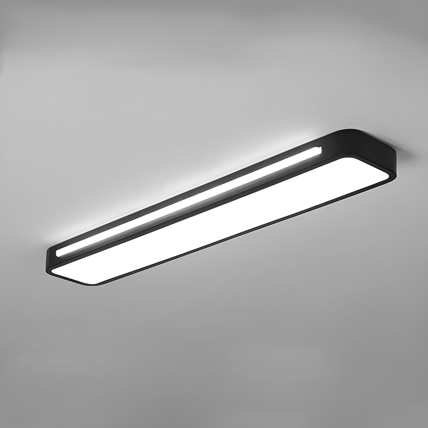 Sleek Modern Rectangular Ceiling Lamp