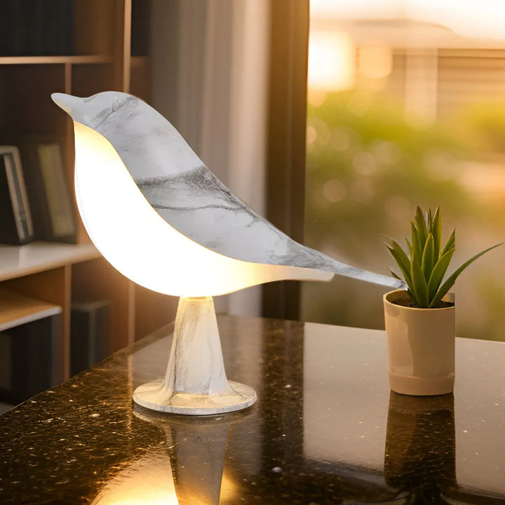 Relaxing Bird Table Lamp with Calming Aroma