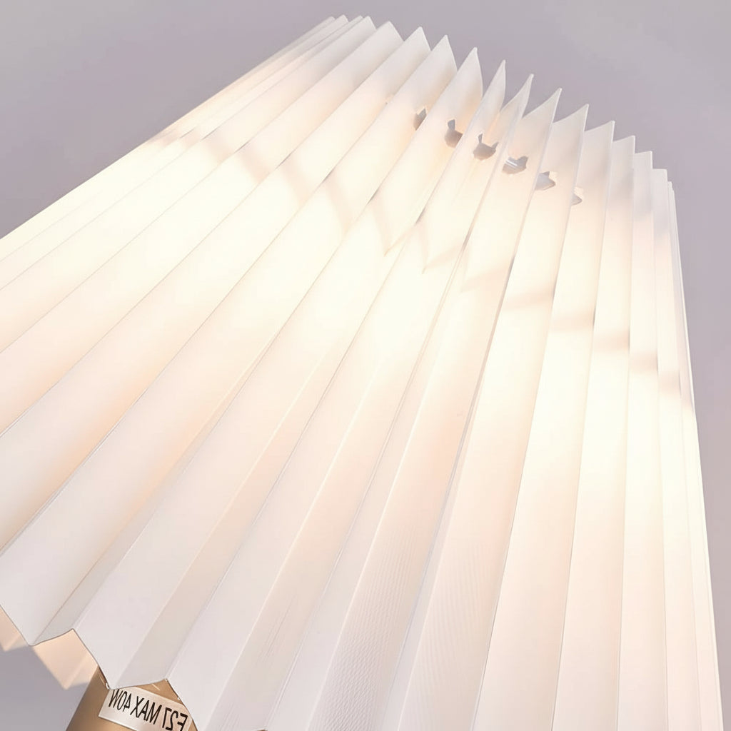 Classic Metal LED Wall Lamp with Textured Shade