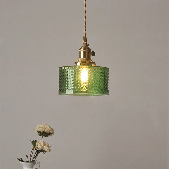 Classic Elegant Glass Drop Pendant Light