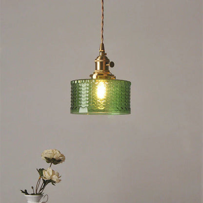 Classic Elegant Glass Drop Pendant Light