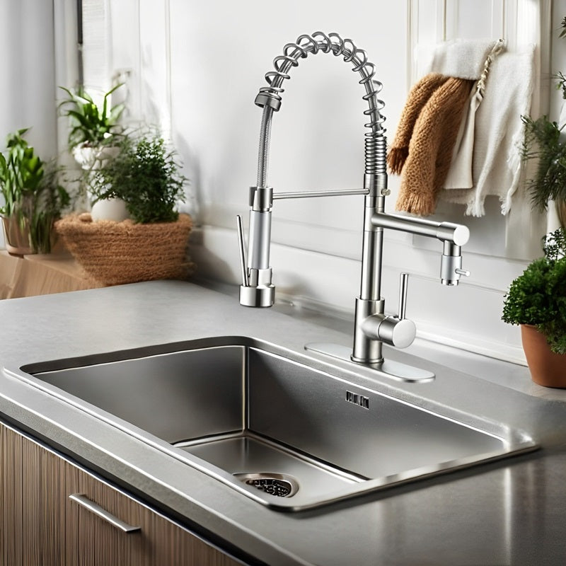 360° Rotating Stainless Steel Kitchen Sink Faucet - Cofik